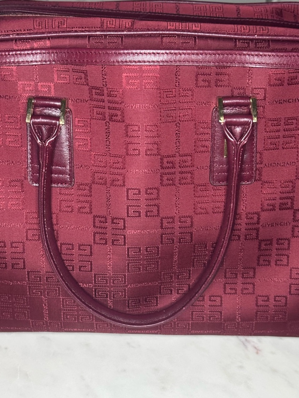 GIVENCHY Rare Vintage hand bag - travel bag - small weekender - Picture 6 of 16